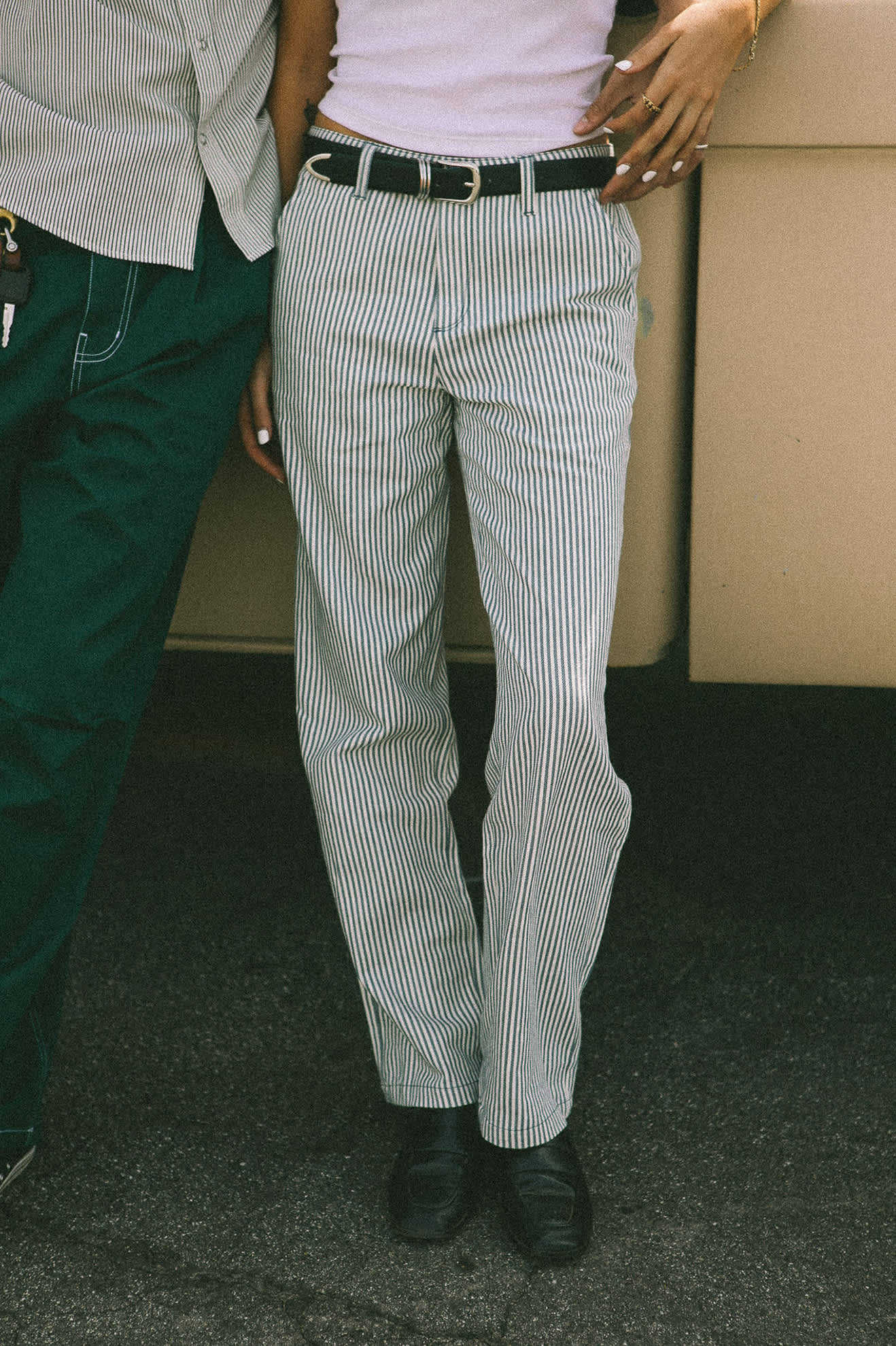 Bedford Pant - Azure Blue Pinstripe - Image 3